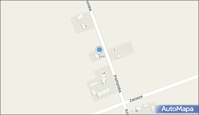 Sienno, Pomorska, 3, mapa Sienno