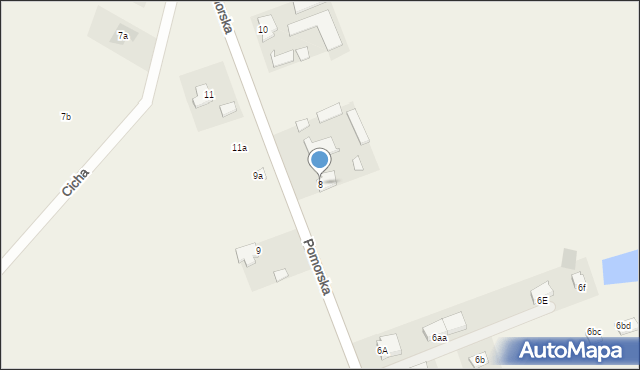 Sienno, Pomorska, 8, mapa Sienno