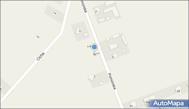 Sienno, Pomorska, 9a, mapa Sienno