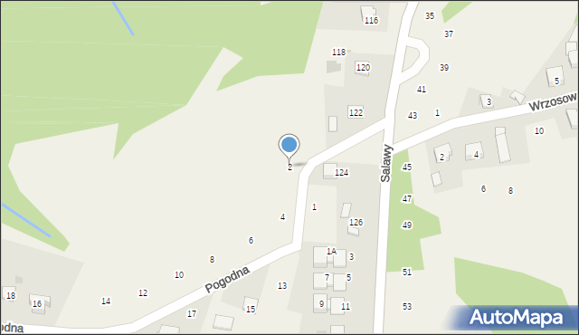 Siepraw, Pogodna, 2, mapa Siepraw