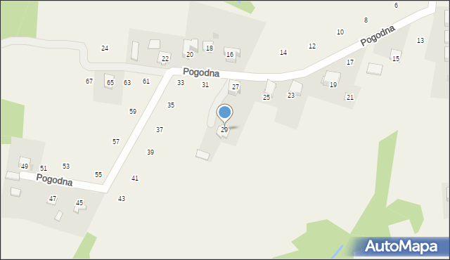 Siepraw, Pogodna, 29, mapa Siepraw