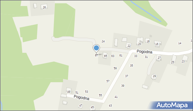 Siepraw, Pogodna, 67, mapa Siepraw