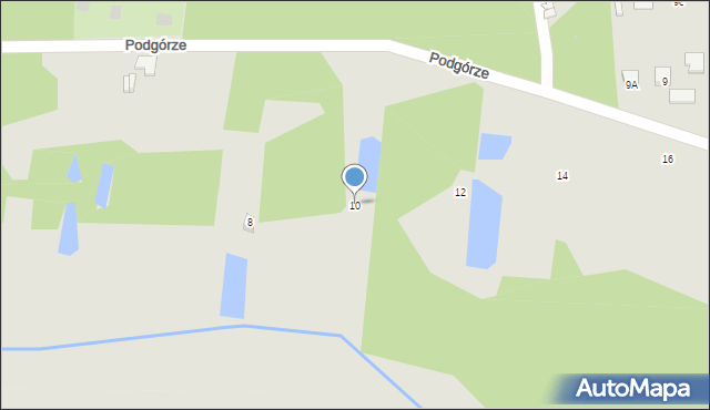 Sieradz, Podgórze, 10, mapa Sieradz