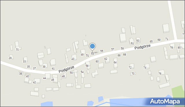 Sieradz, Podgórze, 53, mapa Sieradz