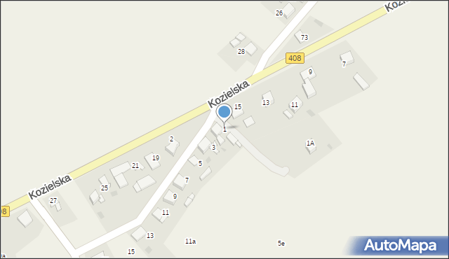 Sierakowice, Pocztowa, 1, mapa Sierakowice