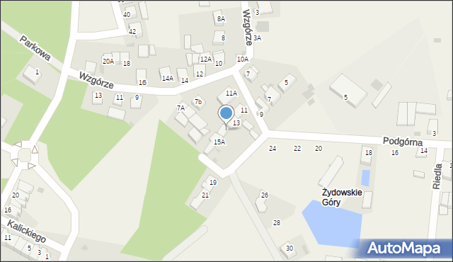 Sierakowo, Podgórna, 15, mapa Sierakowo