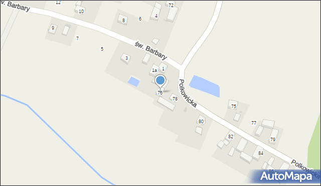 Sieroszowice, Polkowicka, 76, mapa Sieroszowice