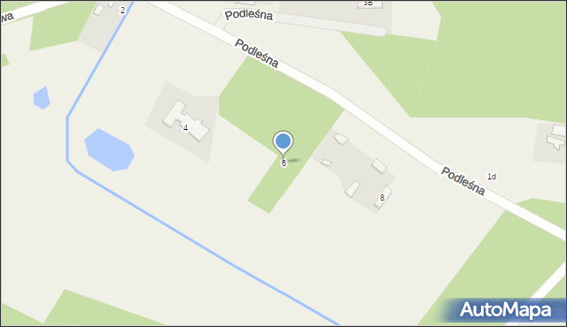 Sierzchów, Podleśna, 6, mapa Sierzchów