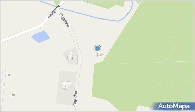 Sierzchów, Pogodna, 8, mapa Sierzchów