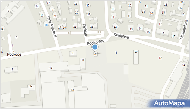 Skalmierzyce, Podkocka, 6, mapa Skalmierzyce