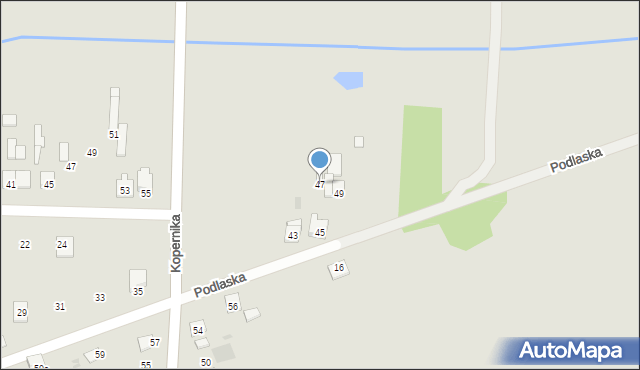 Skarżysko-Kamienna, Podlaska, 47, mapa Skarżysko-Kamienna