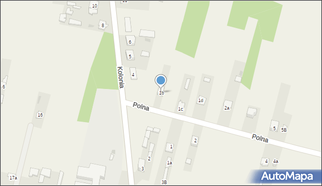 Skarżysko Kościelne, Polna, 1b, mapa Skarżysko Kościelne