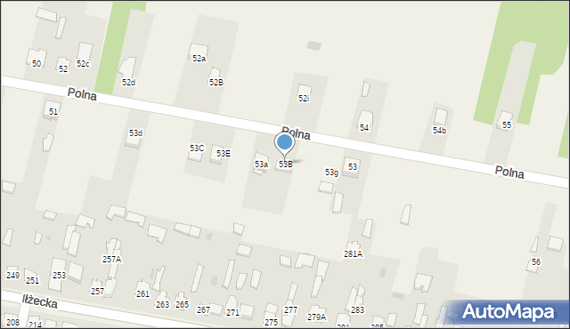Skarżysko Kościelne, Polna, 53B, mapa Skarżysko Kościelne