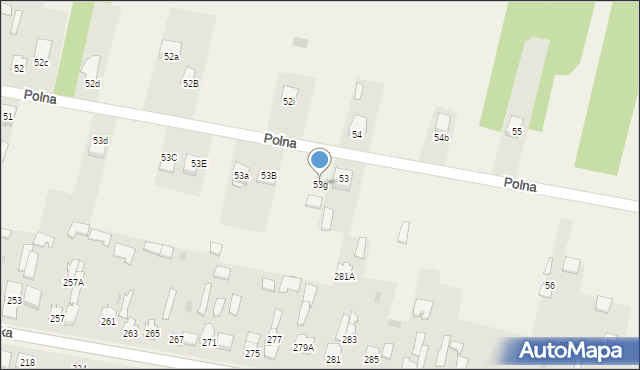 Skarżysko Kościelne, Polna, 53g, mapa Skarżysko Kościelne