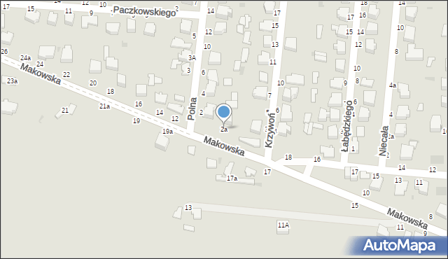 Skierniewice, Polna, 2a, mapa Skierniewic