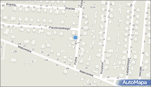 Skierniewice, Polna, 3A, mapa Skierniewic