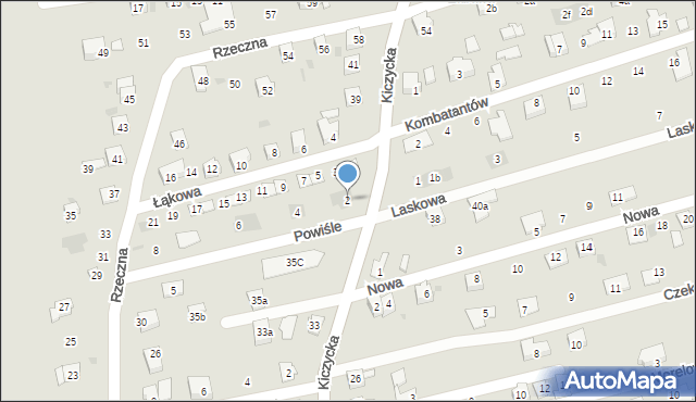 Skoczów, Powiśle, 2, mapa Skoczów