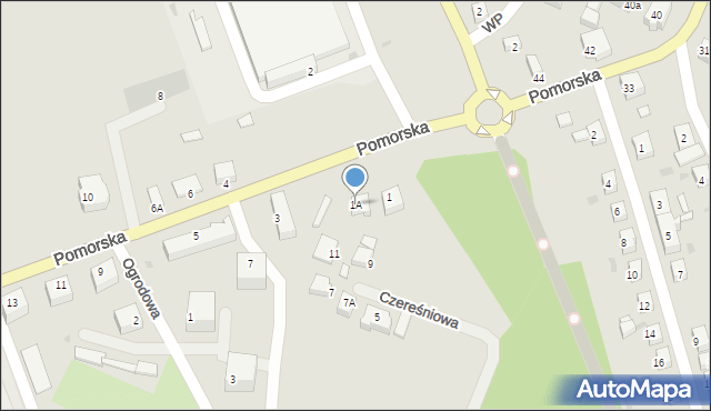 Skórcz, Pomorska, 1A, mapa Skórcz