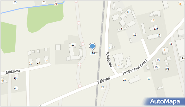 Skoroszyce, Powstańców Śląskich, 19A, mapa Skoroszyce