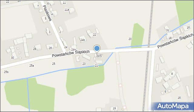 Skoroszyce, Powstańców Śląskich, 21/2, mapa Skoroszyce