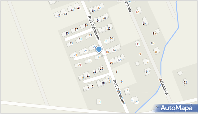 Skowarcz, Pod Jałowcem, 17, mapa Skowarcz