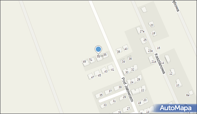 Skowarcz, Pod Jałowcem, 53, mapa Skowarcz