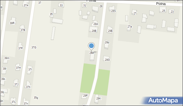 Skrzeszew, Polna, 29d, mapa Skrzeszew