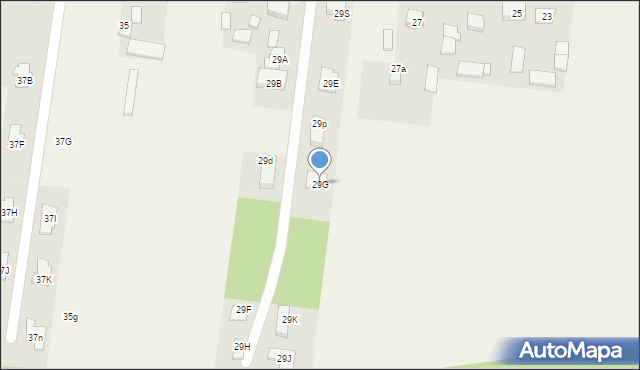 Skrzeszew, Polna, 29G, mapa Skrzeszew