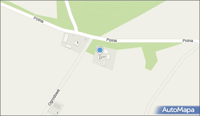 Skrzeszowice, Polna, 12, mapa Skrzeszowice