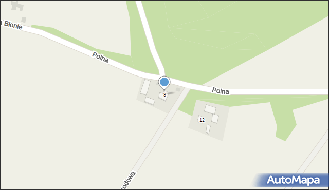 Skrzeszowice, Polna, 8, mapa Skrzeszowice