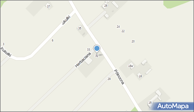 Skuły, Północna, 31, mapa Skuły