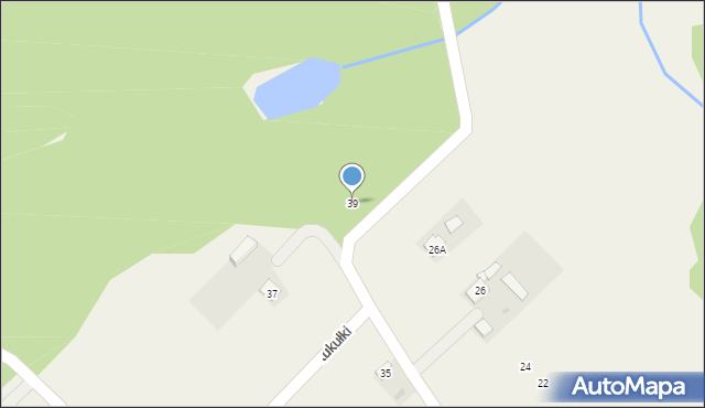 Skuły, Północna, 39, mapa Skuły