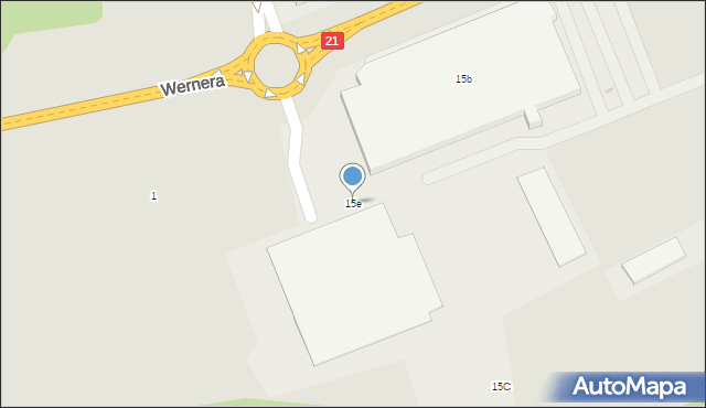 Słupsk, Portowa, 15e, mapa Słupska