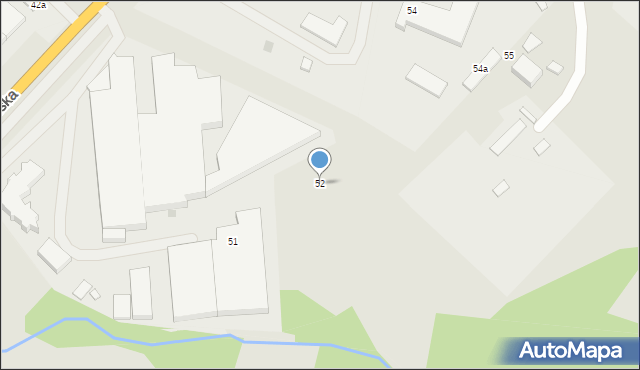 Słupsk, Poznańska, 52, mapa Słupska