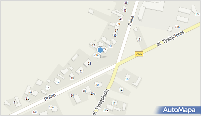 Służewo, Polna, 25a, mapa Służewo