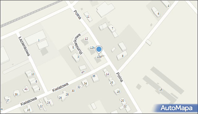 Smolec, Polna, 12d, mapa Smolec