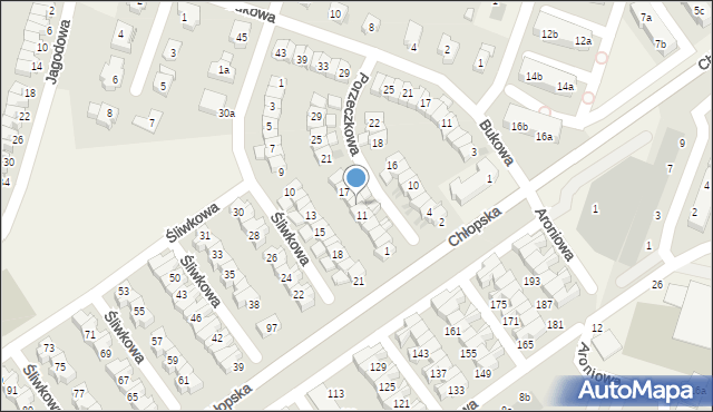 Smolec, Porzeczkowa, 13, mapa Smolec