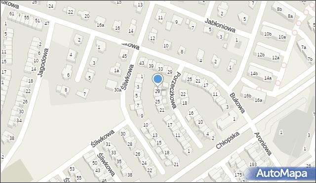 Smolec, Porzeczkowa, 29, mapa Smolec