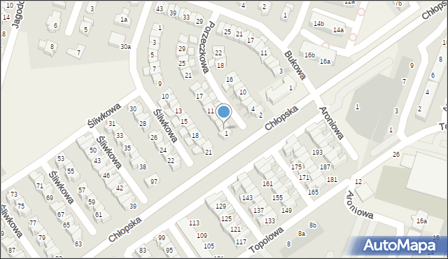 Smolec, Porzeczkowa, 3, mapa Smolec