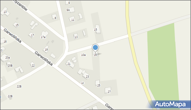 Sobienie-Jeziory, Polna, 10, mapa Sobienie-Jeziory