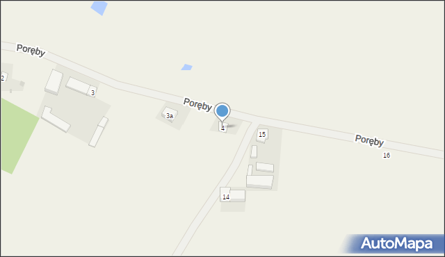 Sobiesęki Trzecie, Poręby, 4, mapa Sobiesęki Trzecie