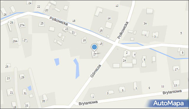 Sobin, Polkowicka, 17, mapa Sobin