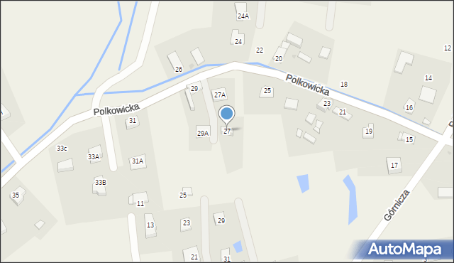 Sobin, Polkowicka, 27, mapa Sobin