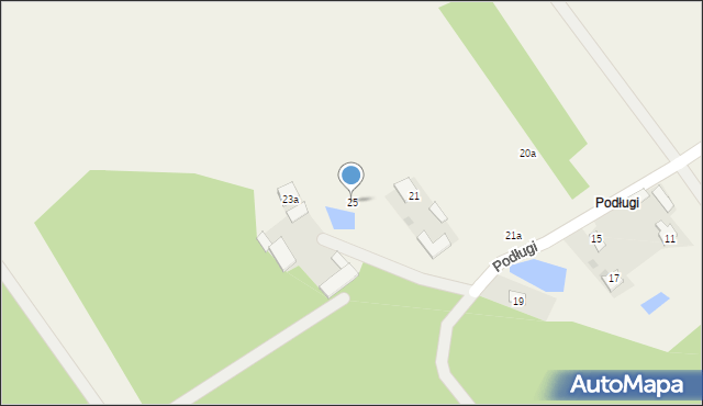 Sobolew, Podługi, 25, mapa Sobolew