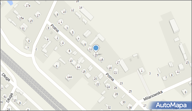 Sobolew, Polna, 13, mapa Sobolew