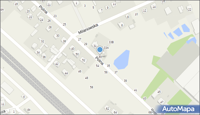 Sobolew, Polna, 33, mapa Sobolew