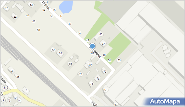 Sobolew, Polna, 68, mapa Sobolew