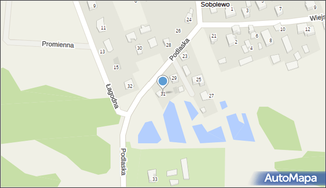 Sobolewo, Podlaska, 31, mapa Sobolewo