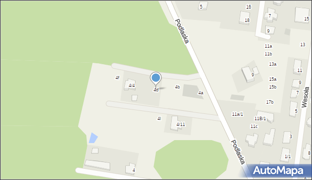 Sobolewo, Podlaska, 4d, mapa Sobolewo