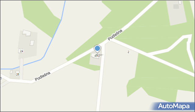 Sobolewo, Podleśna, 45/2, mapa Sobolewo